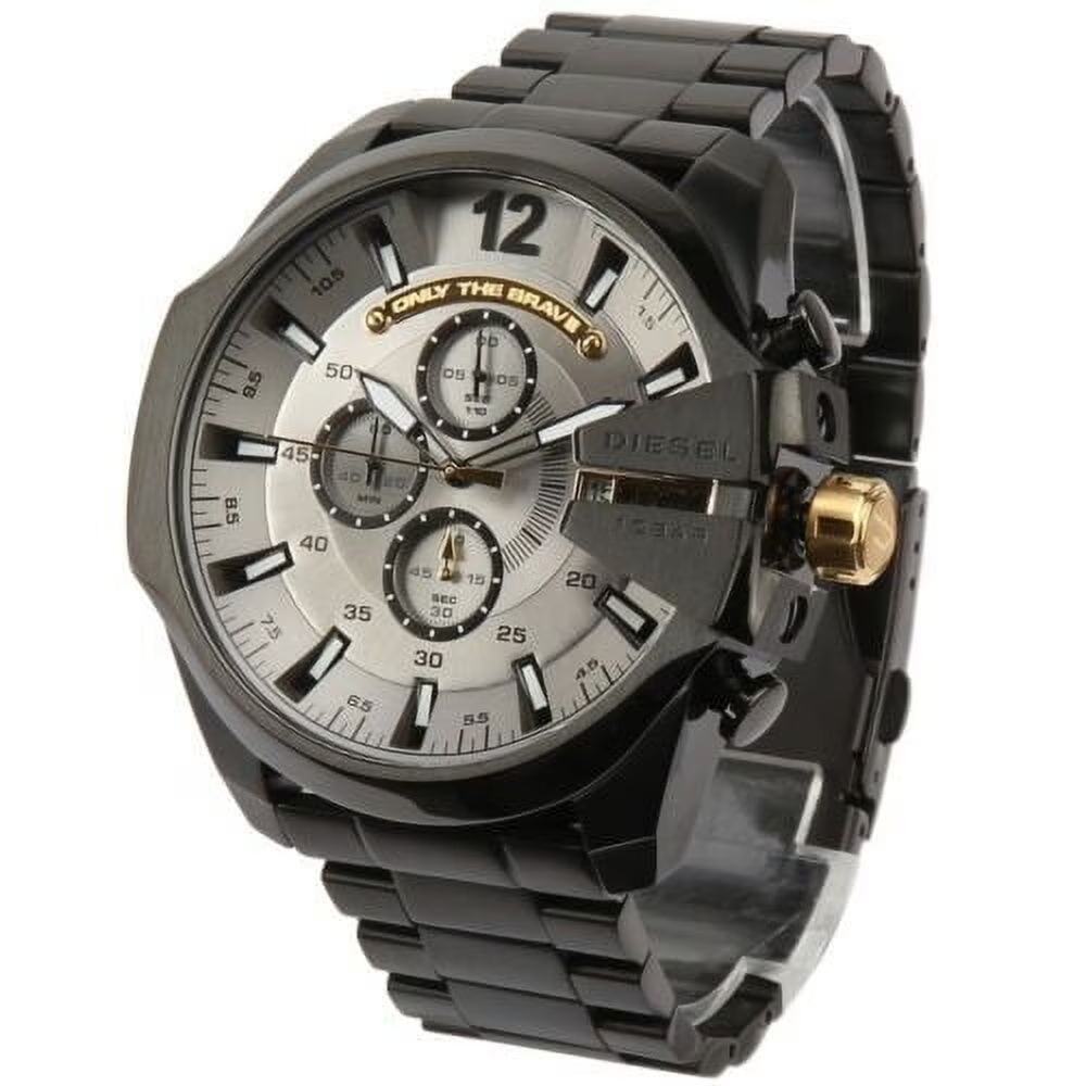 Diesel Mega Chief Men's Black Stainless Steel Quartz Watch DZ4479